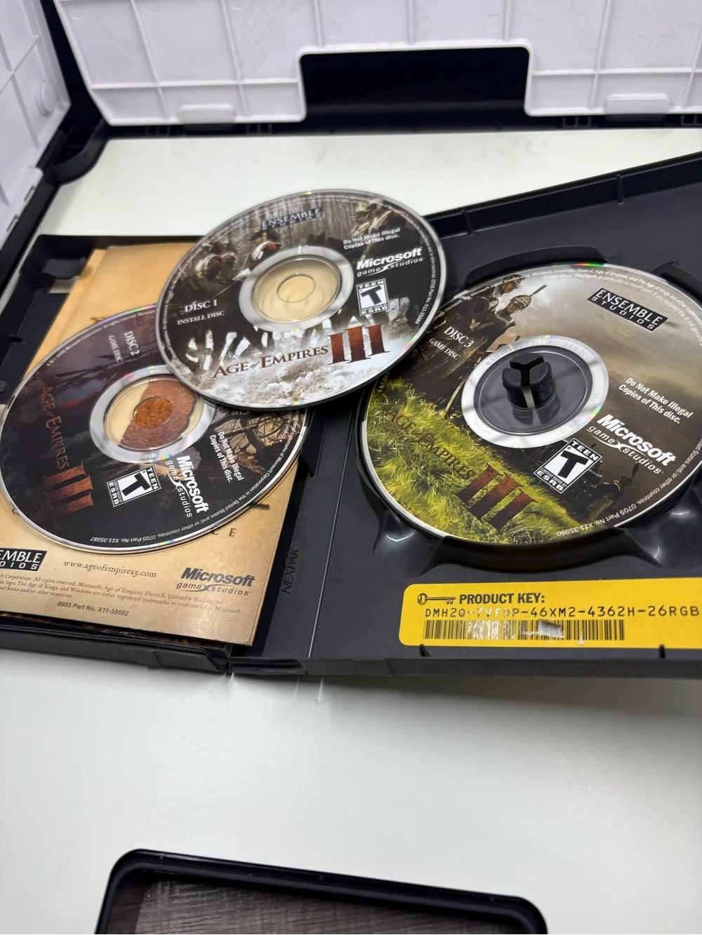 Microsoft Age of Empires III PC Game - Green/Brown Artwork